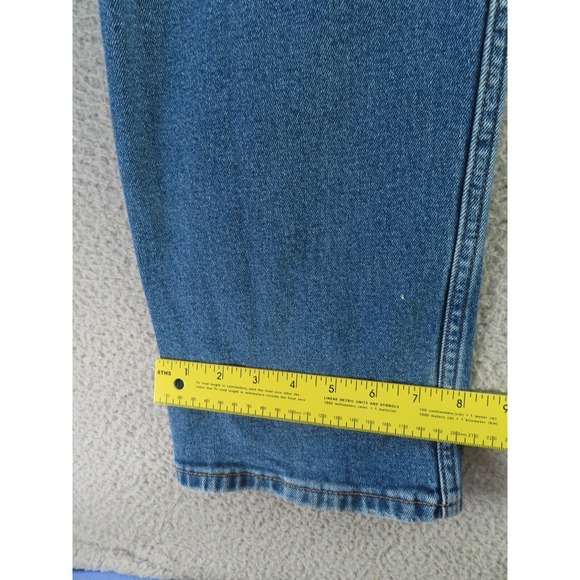 Levis 514 Jeans Mens 34x33 Blue Classic Straight Red Tab Denim Cotton - Picture 9 of 11